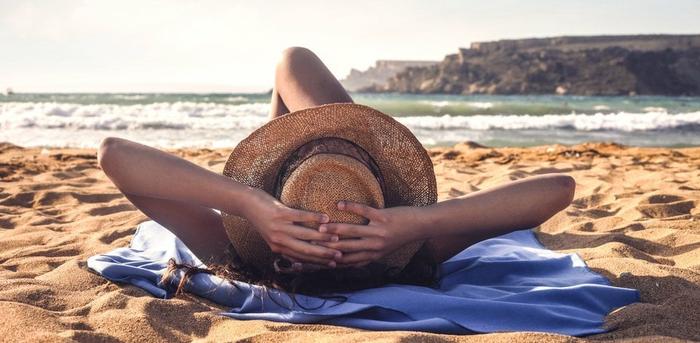 person on beach