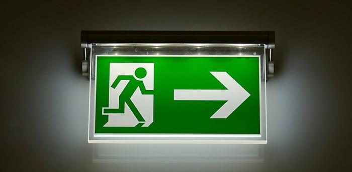 exit sign