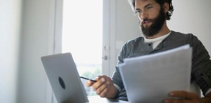 person at computer