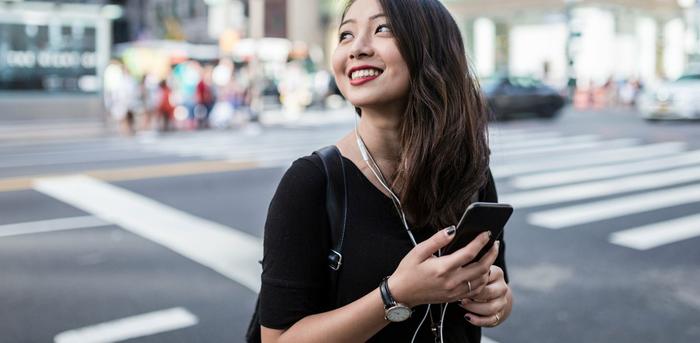 person with headphones