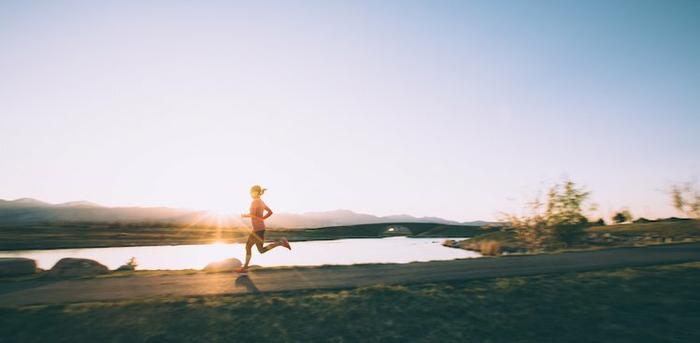 person running