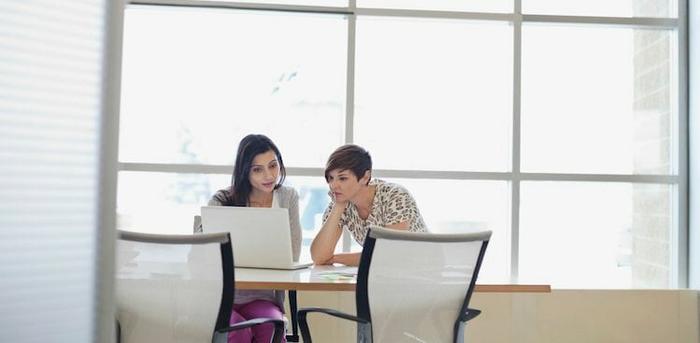 women on laptop