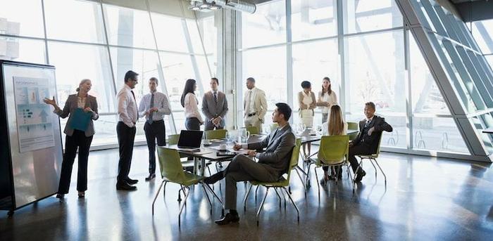 people in conference room