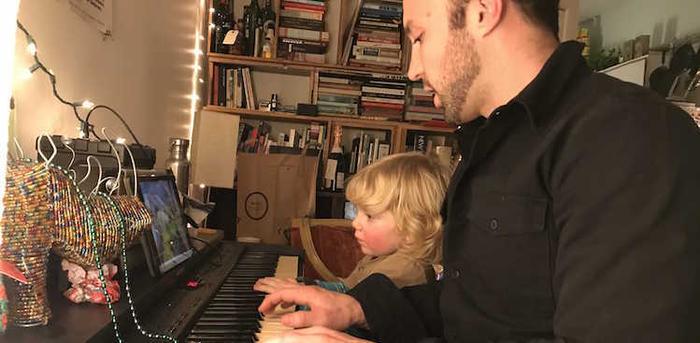 Ilya and Dan at the piano