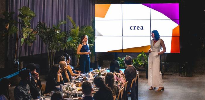 Crea co-founders at launch event