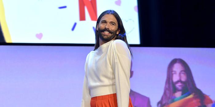 “Queer Eye” star and podcast host, activist, author, comedian, and personality Jonathan Van Ness speaks onstage during a Netflix panel and reception on May 16, 2019 in Los Angeles, California