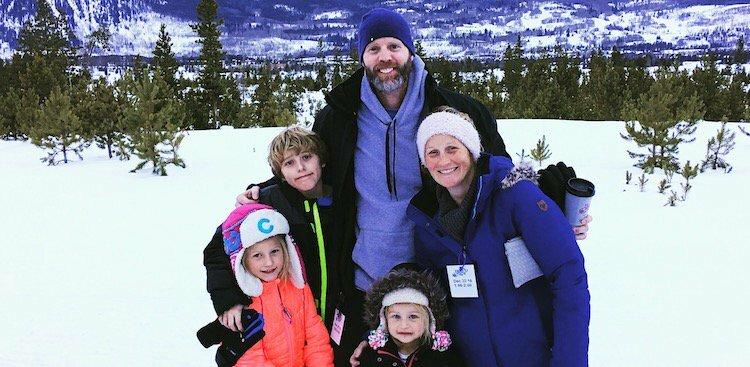 Brett Relander and his family