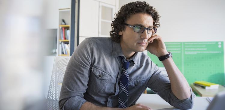 man looking at inbox courtesy Hero Images/Getty Images
