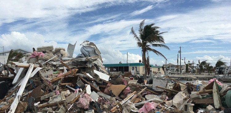 damage left in the wake of Hurricane Irma