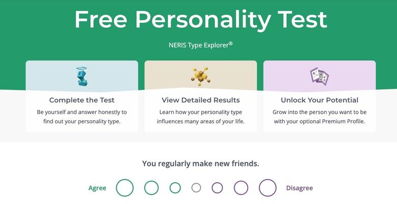 What are examples of personality test?