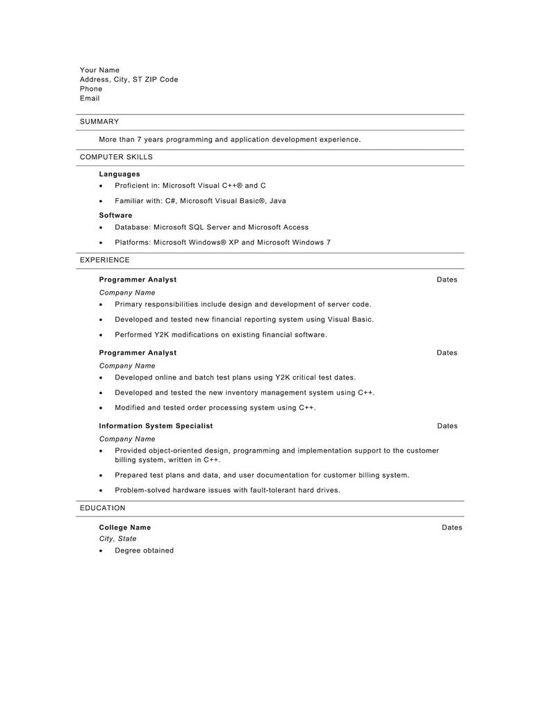 resume templates word free download 2023