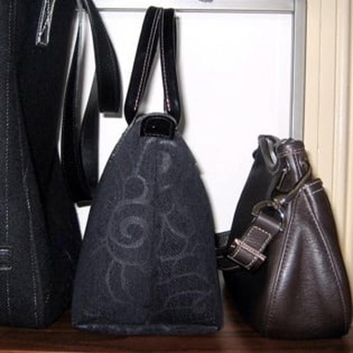 Black Leather Exterior Bags & Handbags for Women for sale
