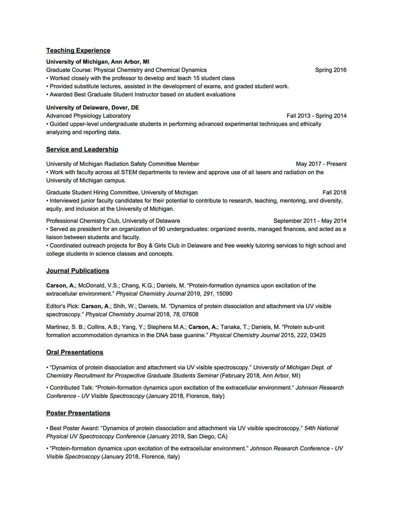 96 Job Application Personal Curriculum Vitae Format