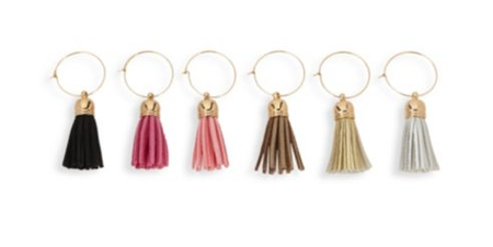 gifts for bosses: tassel wine charms
