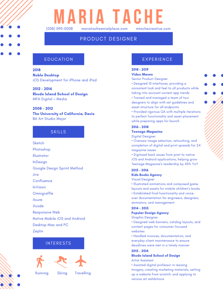 how to make a resume on pages