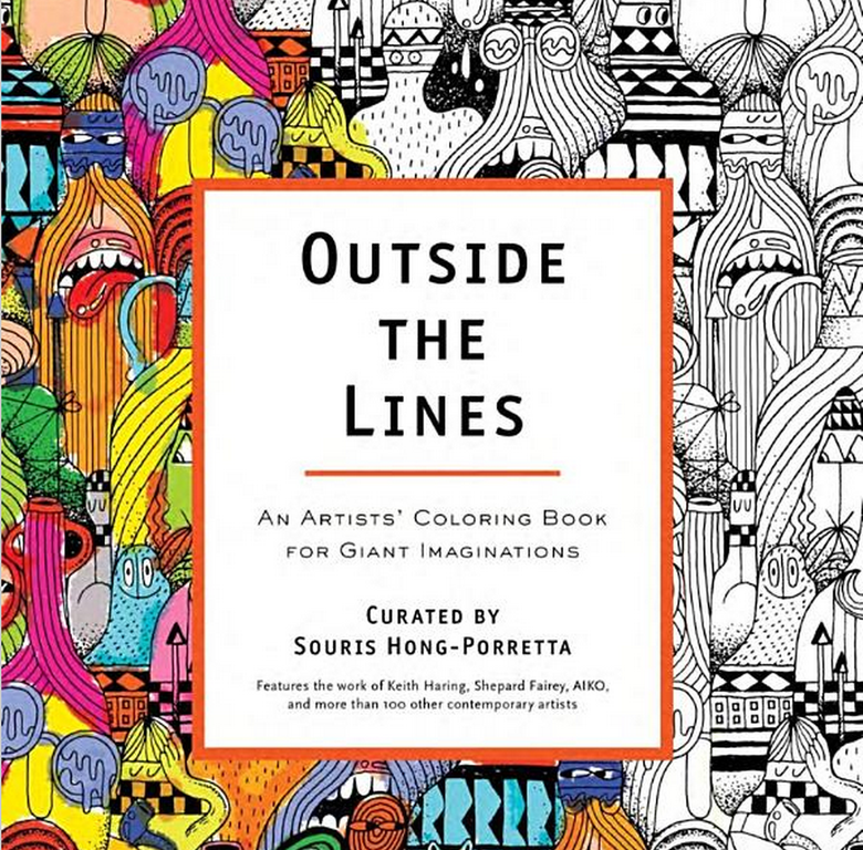 Outside The Lines Adult Coloring Book 