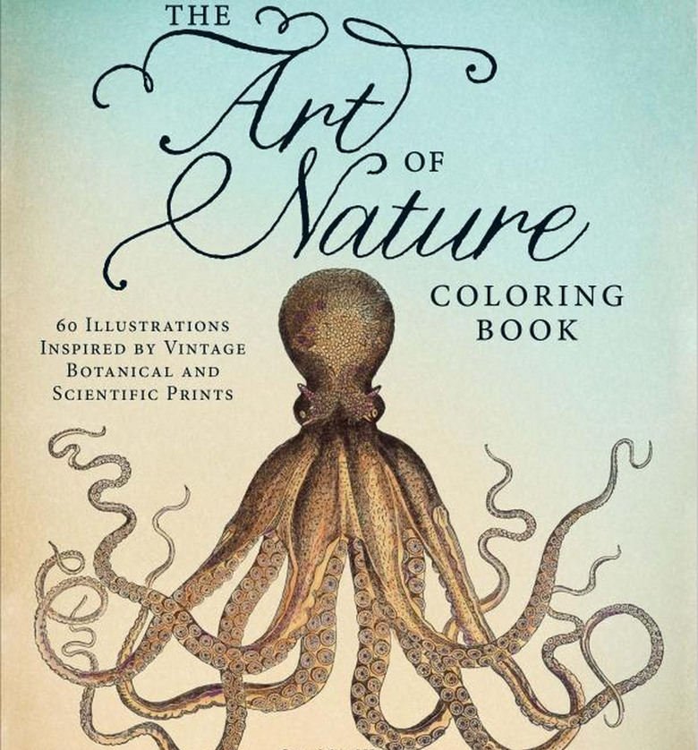 Art of Nature Adult Coloring Book 
