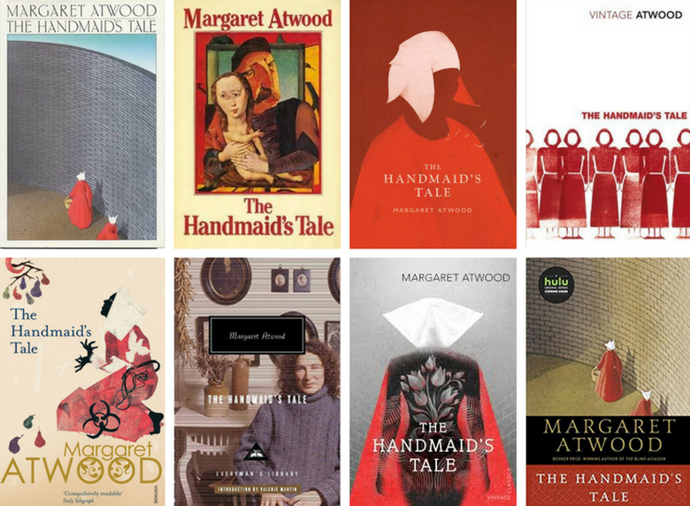 The Handmaid's Tale covers collage